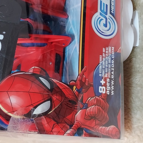 Kids Razor Spider-Man Jetts Heel Wheels Ages 8+ - Picture 6 of 10